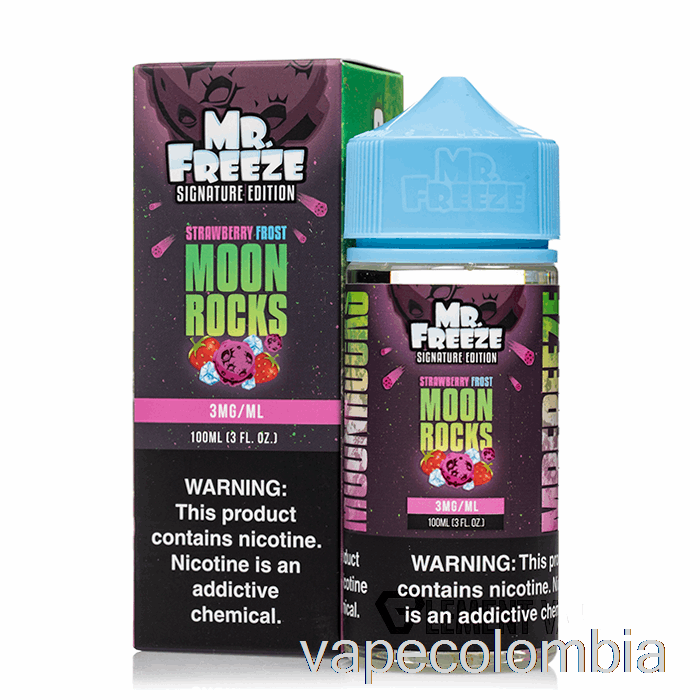 Kit De Vapeo Completo Moonrocks - Frosted Fresa - Mr Frozen - 100ml 6mg